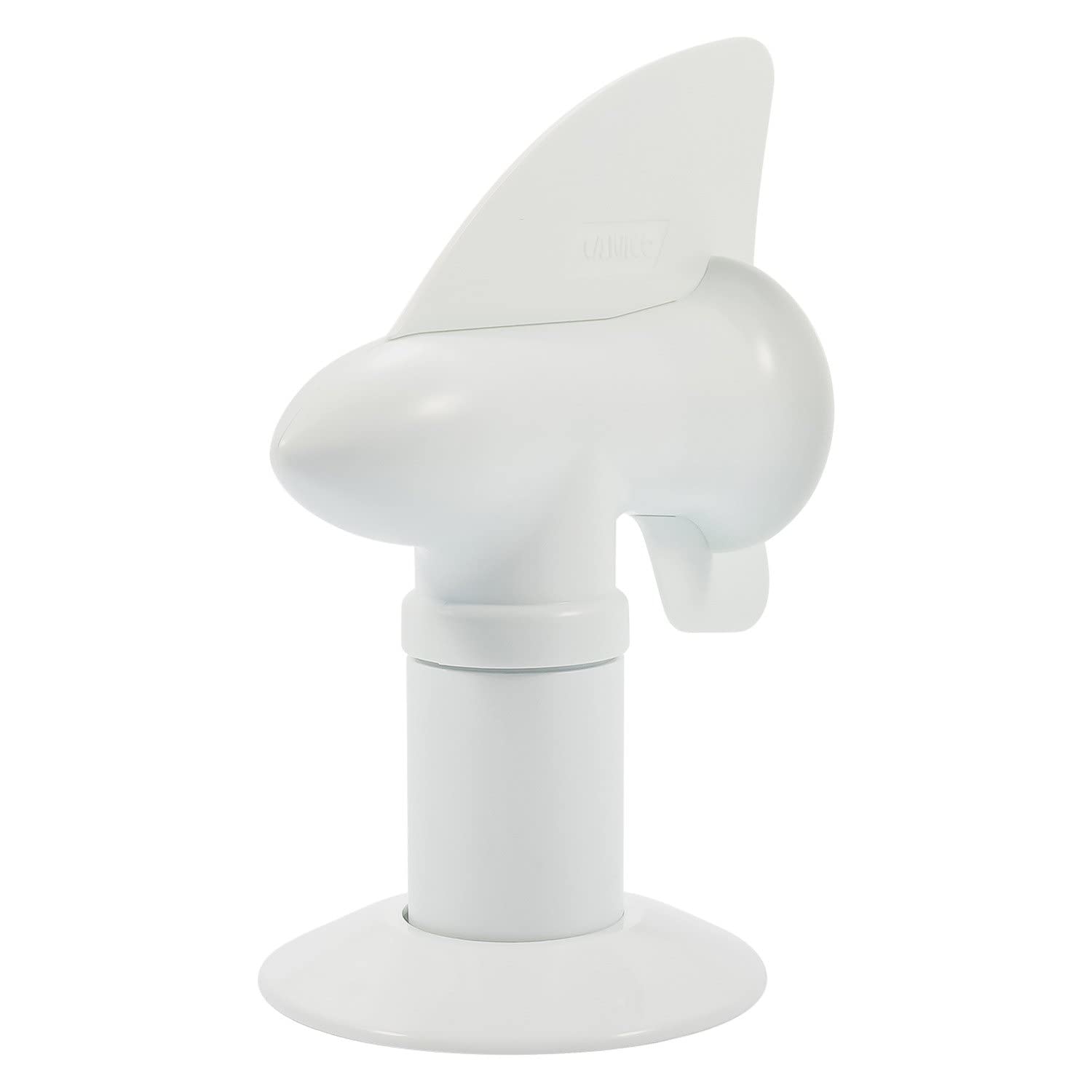 Camco Cyclone rotating-360 promotes odors to rise away with a wind-driven vortex