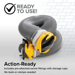 Camco extension ready to use straight out of the packaging with no tools.