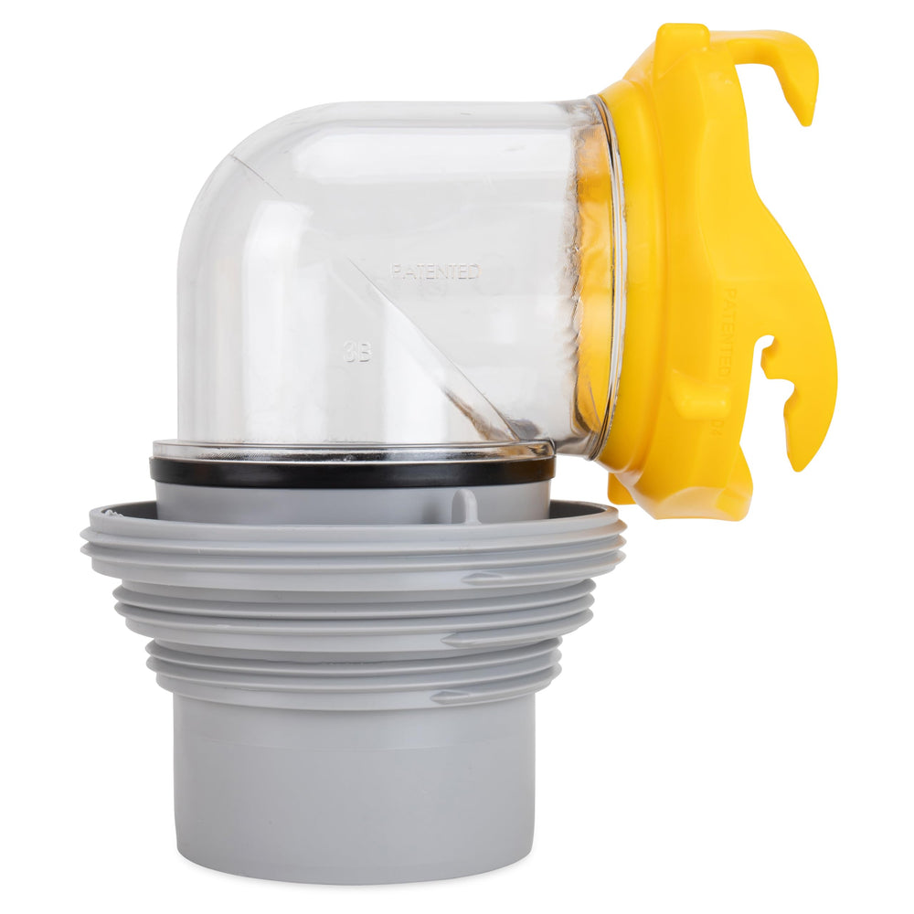 Camco Deluxe storage caps seal hose ends to reduce odors.