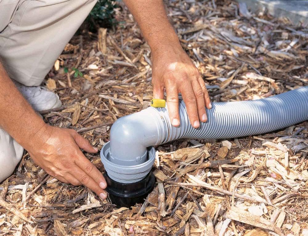 Camco Easy Slip stored inside a 4-inch bumper for neat, hassle-free storage.