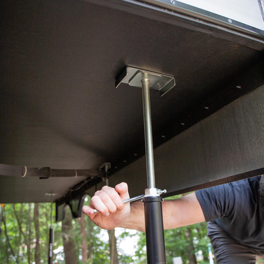 Camco Eaz-Lift compatible with five-and-a-half-inch slide-out rails.