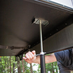 Camco Eaz-Lift compatible with five-and-a-half-inch slide-out rails.