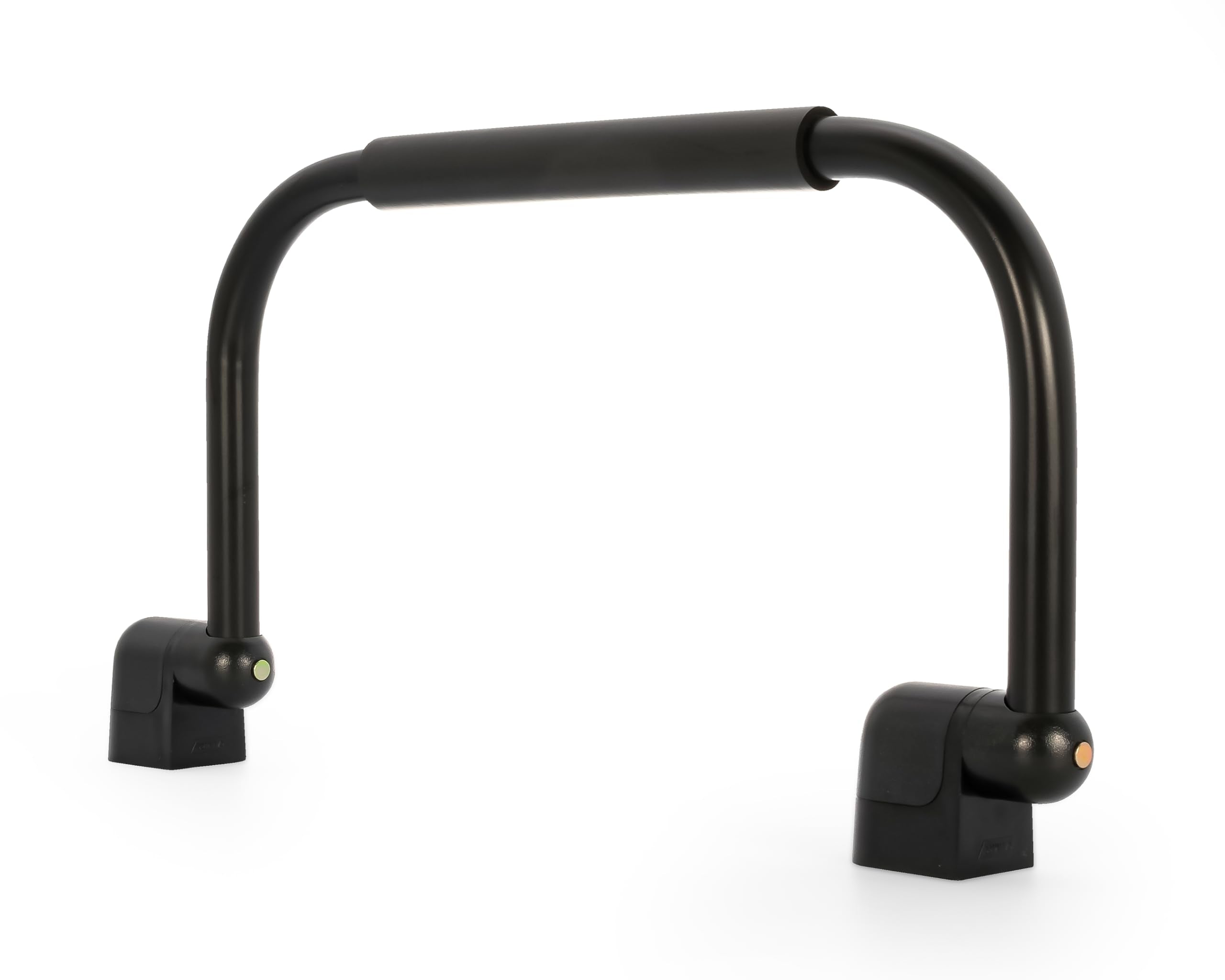 Camco ergonomic grip with comfort sleeve enhances secure hold.