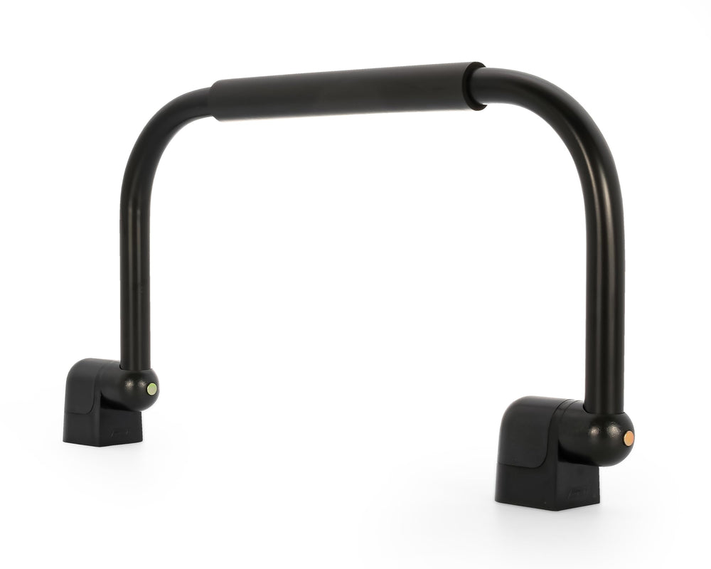 Camco ergonomic grip with comfort sleeve enhances secure hold.