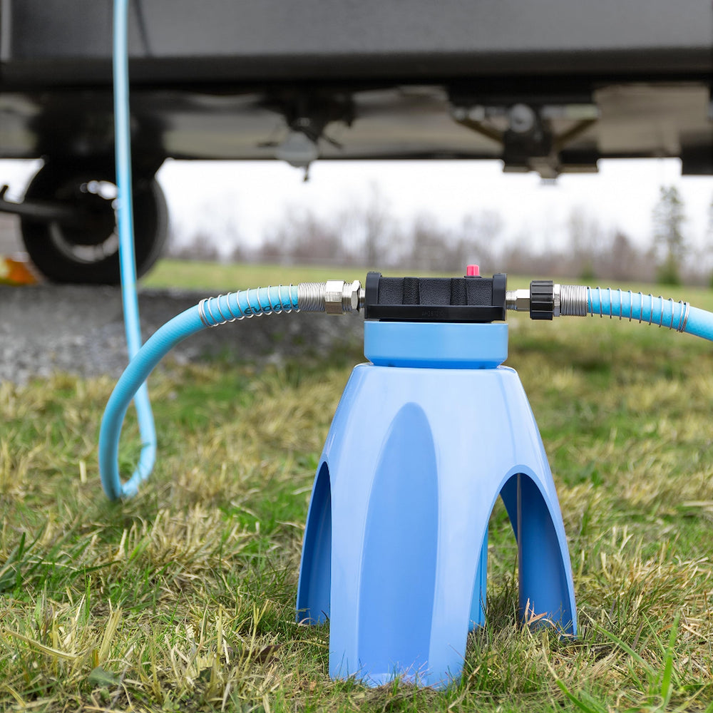 Camco Evo 5-micron filtration stage traps larger particles.