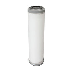 Camco Evo Premium filter cartridge close-up highlighting 5-micron filtration