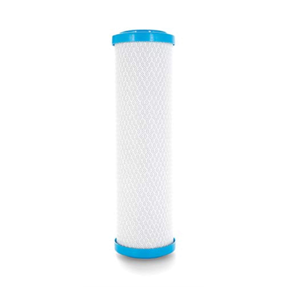 Camco Evo X2 0.5-micron cartridge for clean RV water on the go.