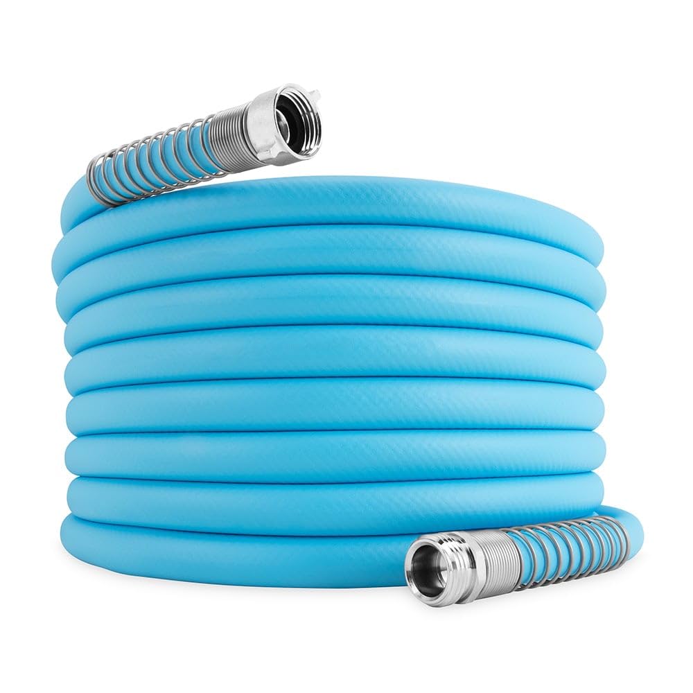 Camco EvoFlex 10ft RV water hose for easy hookups.