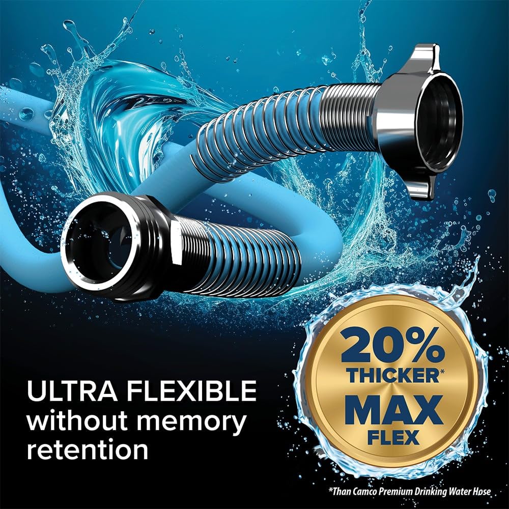 Camco EvoFlex made in USA for reliable outdoor hose.