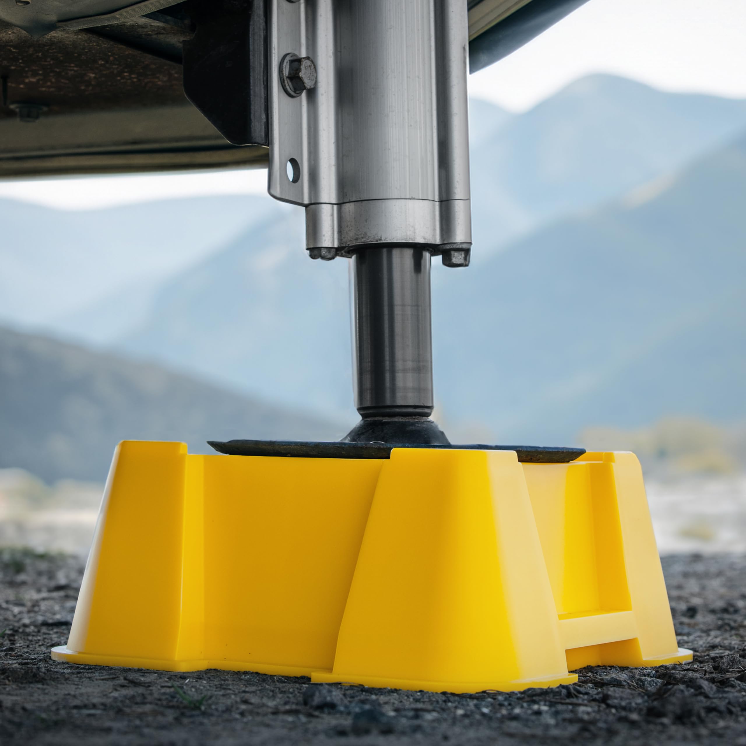 Camco FasTen RV Big Block durable resin construction for outdoor travel.