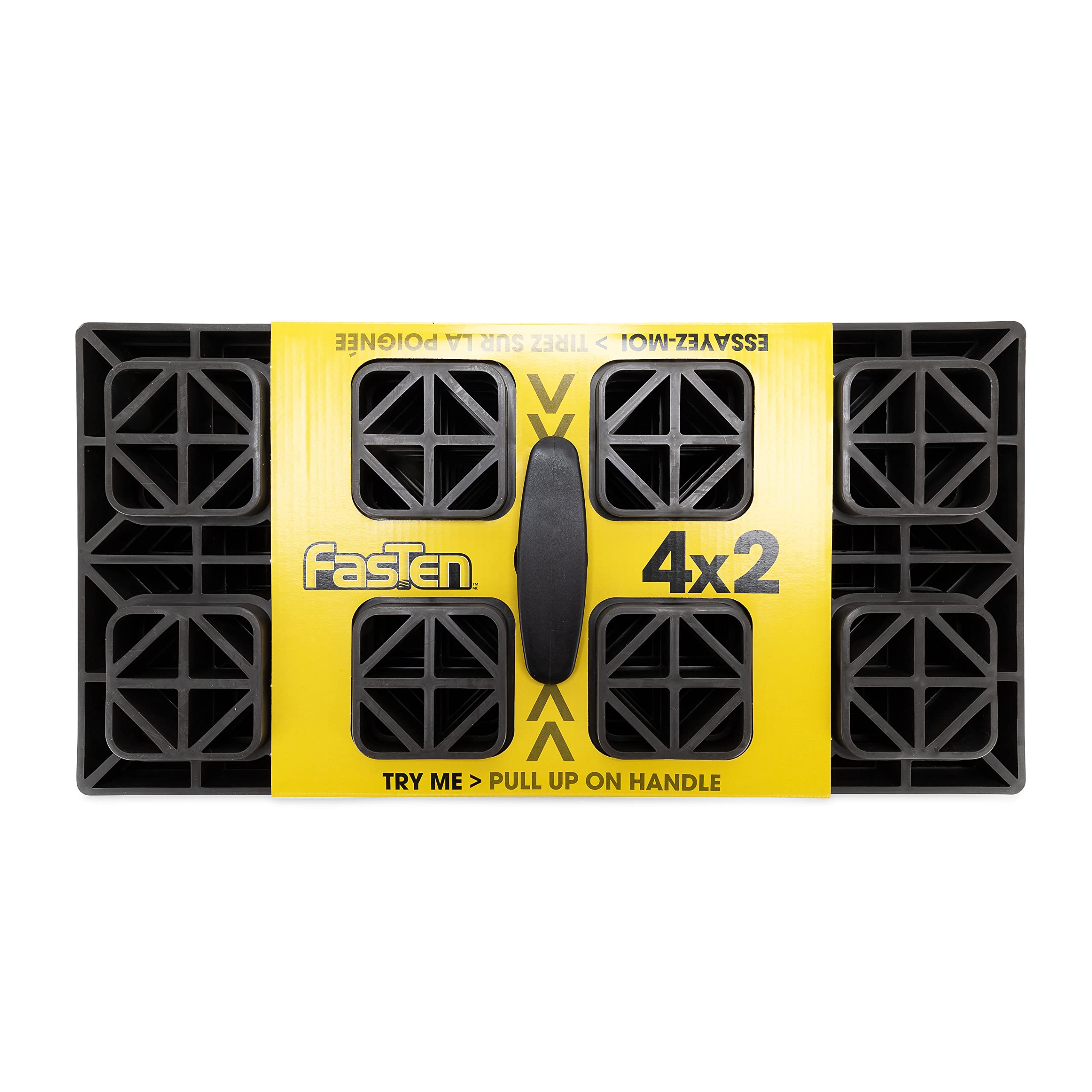 Camco FasTen 10-pack provides ready-to-use leveling blocks for travel.