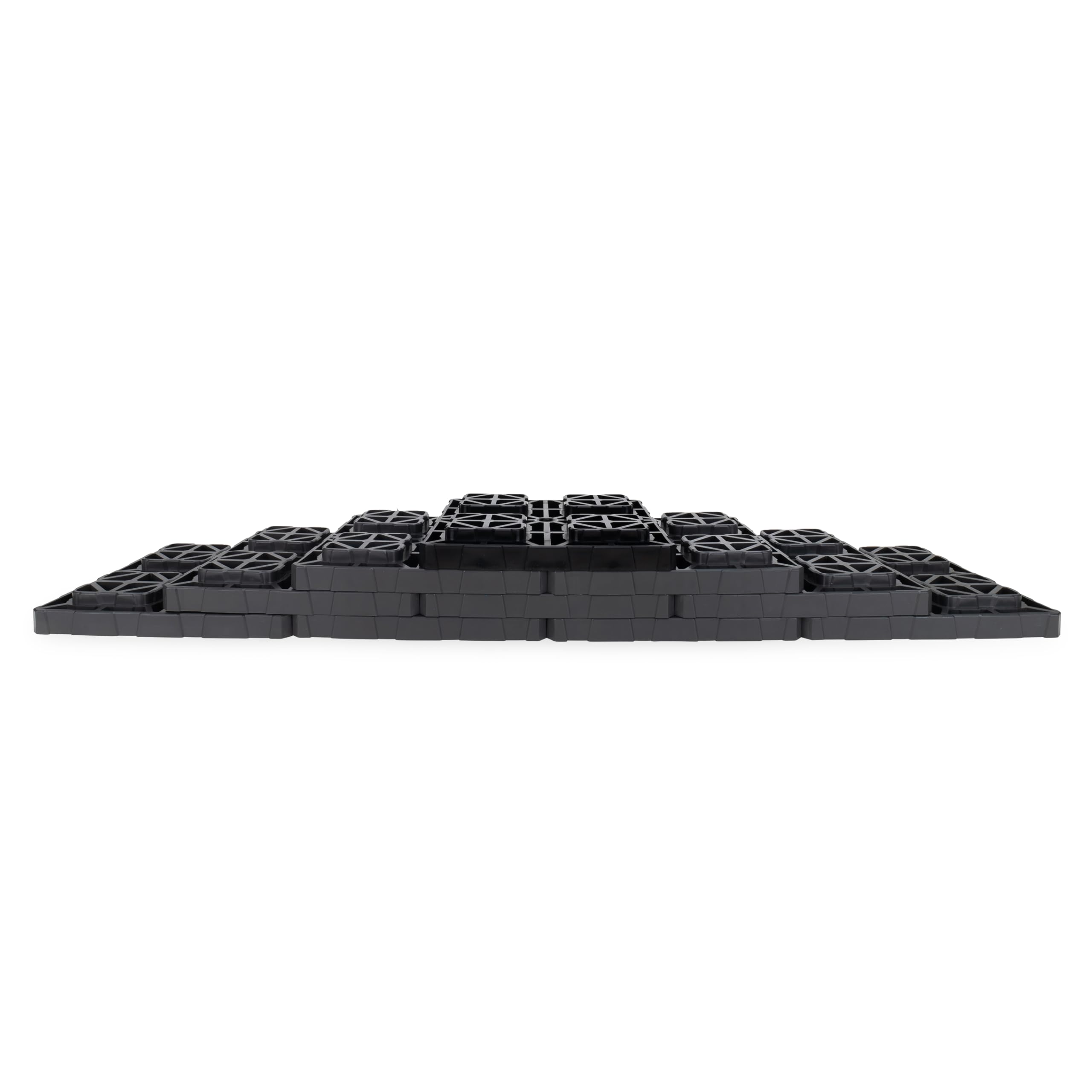 Quad-grid structure of Camco FasTen XL blocks for strong load bearing.