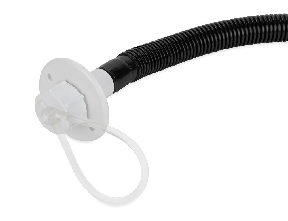 Sink-end connection ready for standard 1-1/2 in by 11-1/2 in threaded drain