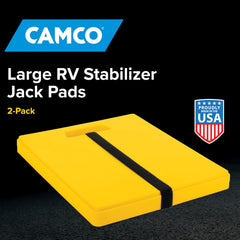 Camco interlocking design keeps stabilizer pads secure and easy to store