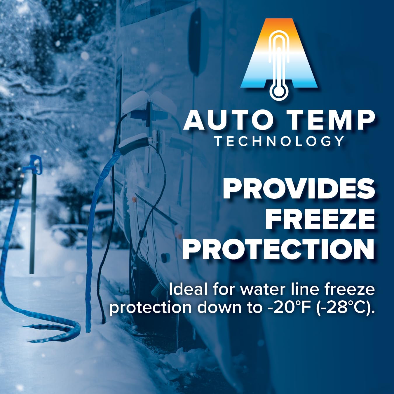 Camco lead-free certified hose safe for drinking water on site.