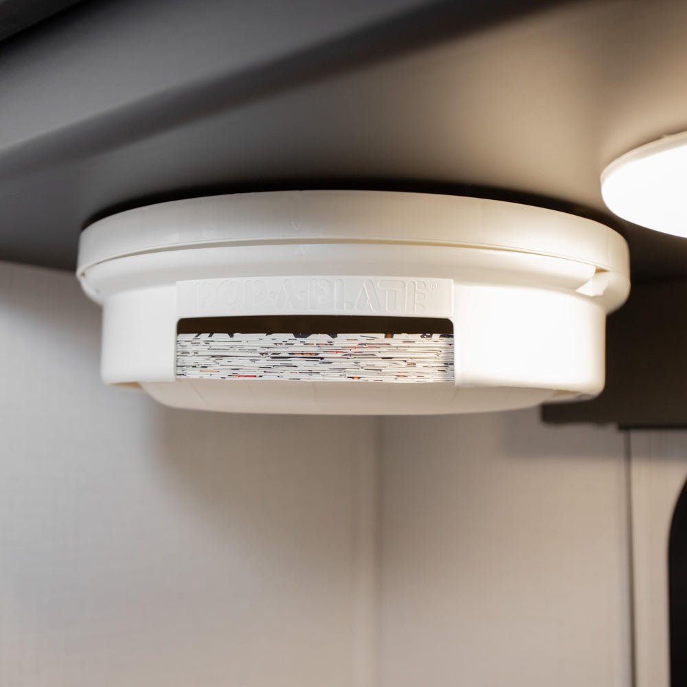 Camco Pop-A-Plate includes mounting hardware for quick install.