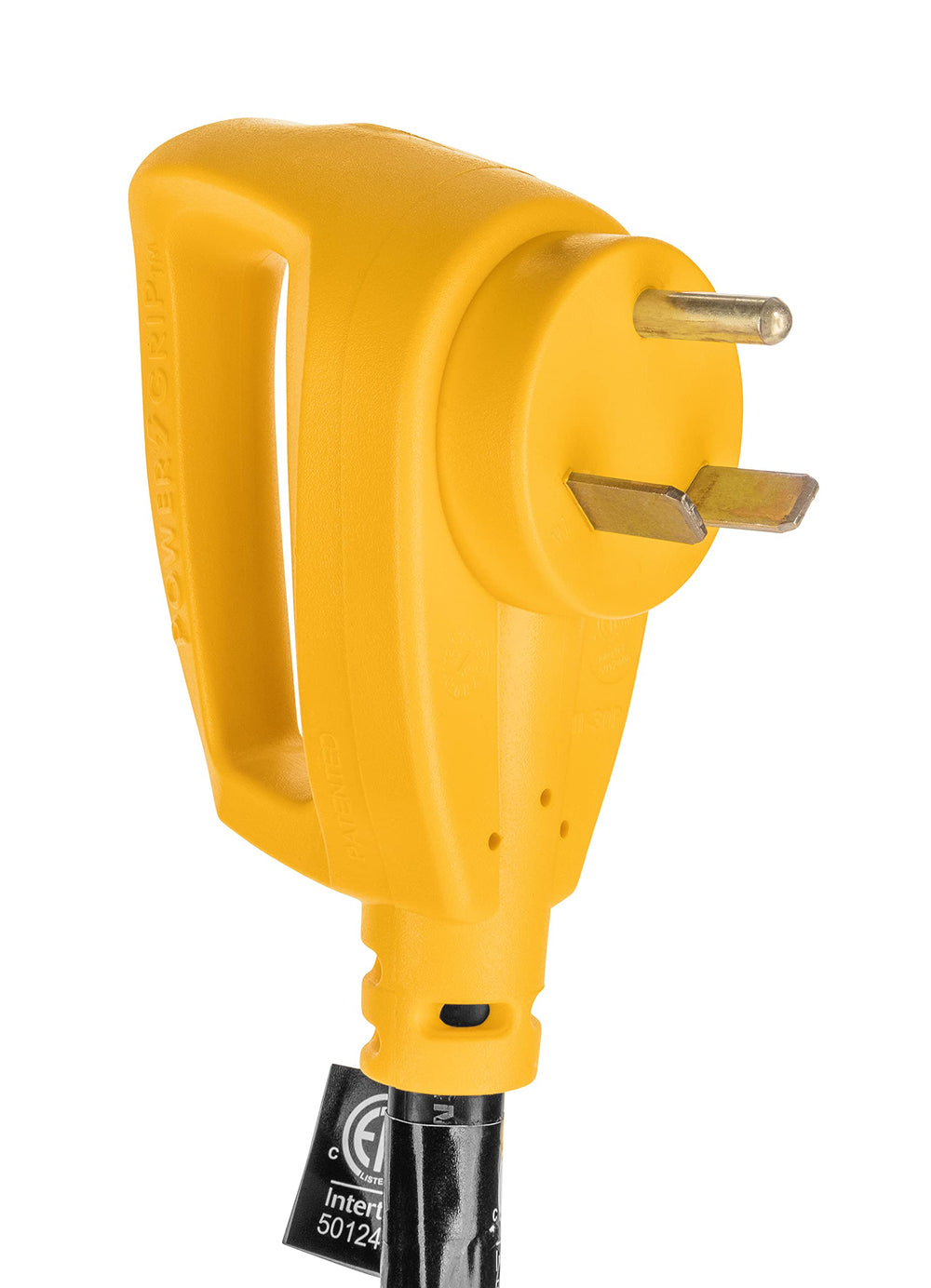 Camco PowerGrip flame-retardant PVC jacket protects cord in outdoor use