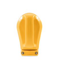 Camco PowerGrip handle in use highlights ergonomic grip during plugging.