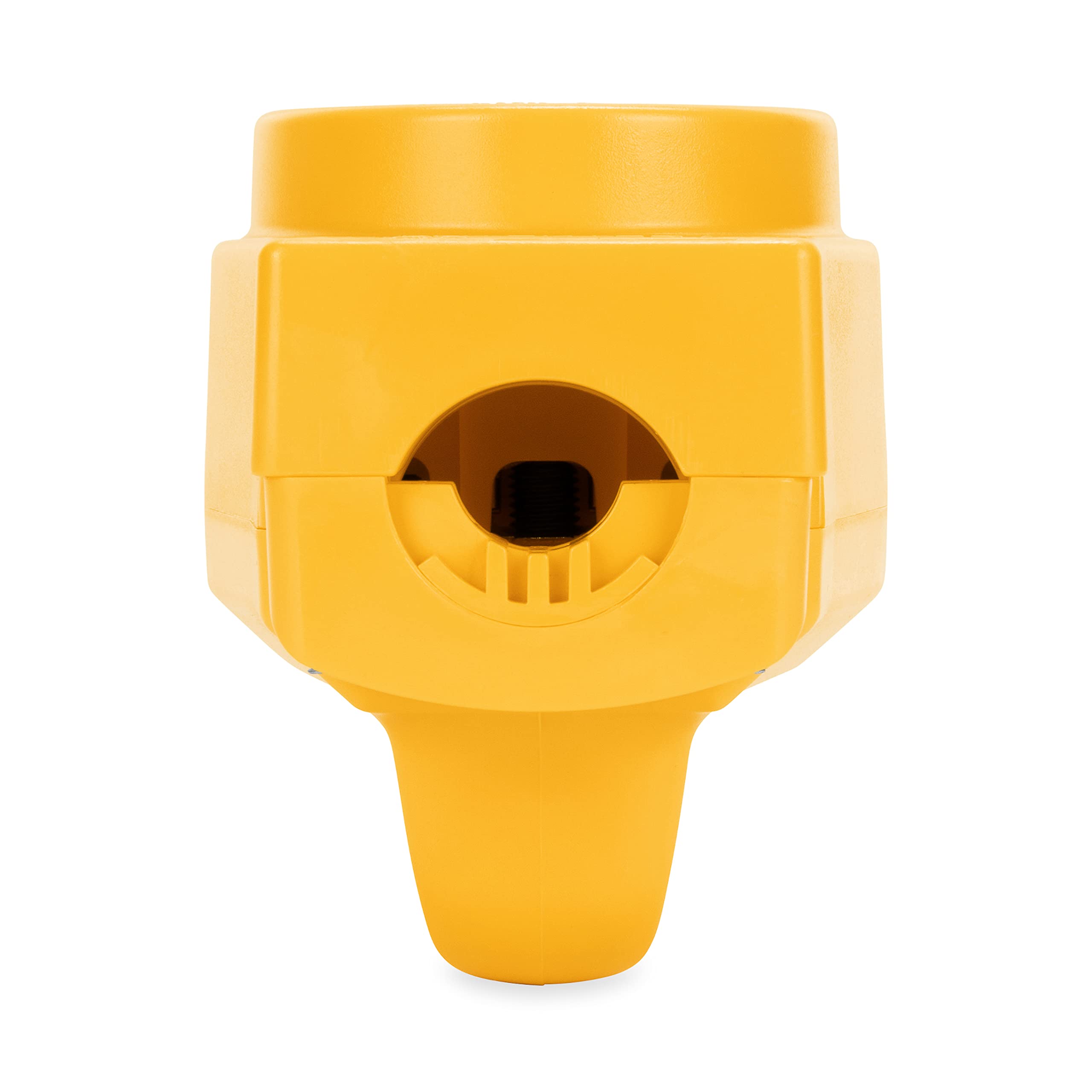 Replacement receptacle featuring ergonomic Power Grip handle for easier use.
