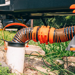 Camco Rhino 3-in-1 seal shows versatile inlet compatibility for varied campsite hookups.