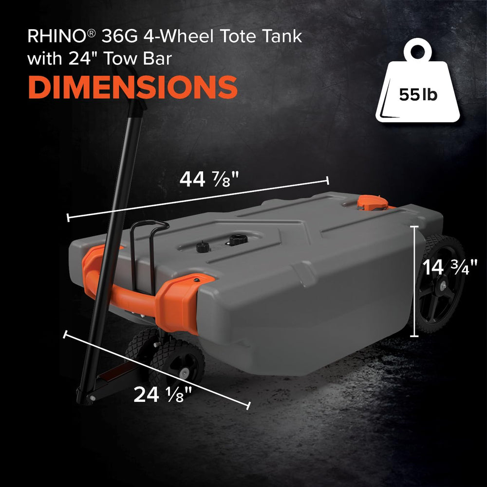 Camco Rhino tank rinser helps thoroughly clean the interior after use.