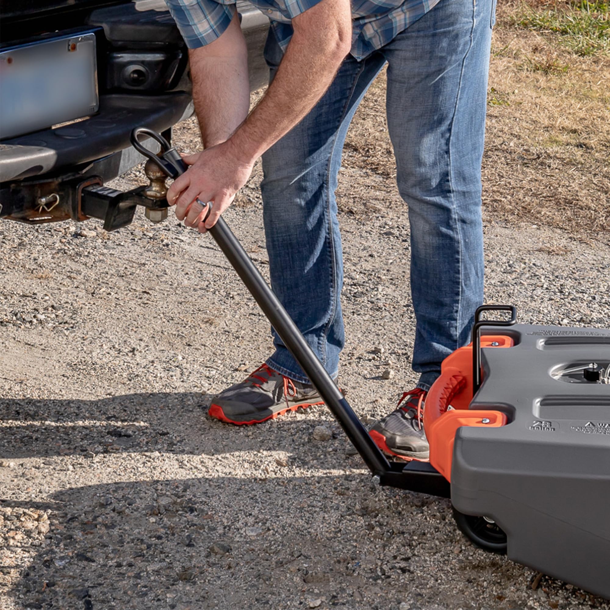 Camco hardware pack simplifies Rhino Tote Tank installation