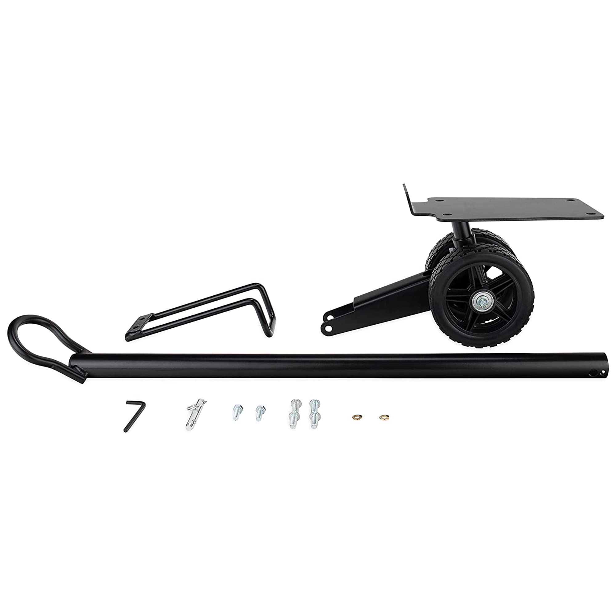 Camco Rhino tote tank steerable wheels for easy maneuvering and weight distribution