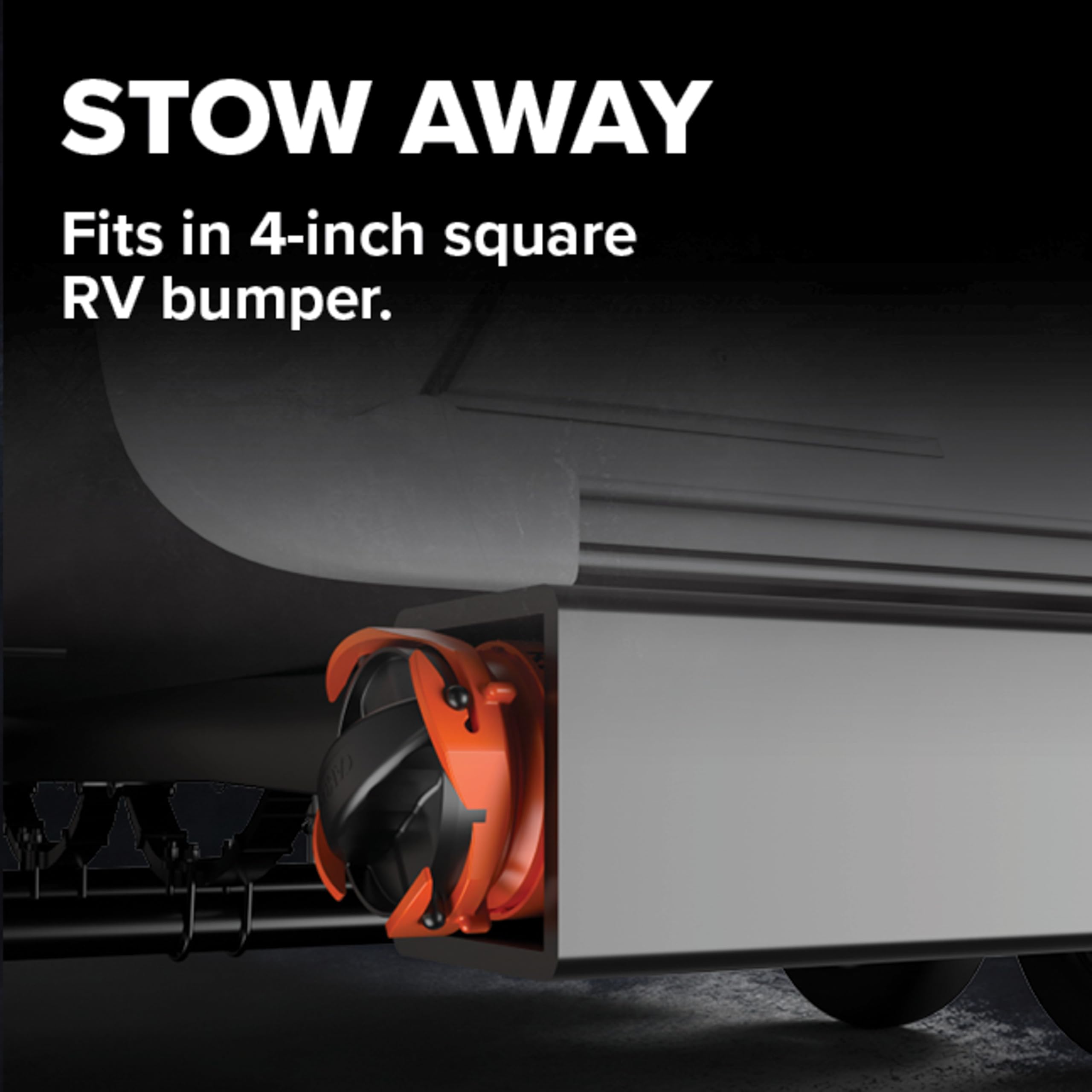 Camco RhinoFLEX collapses to compact size for easy storage.
