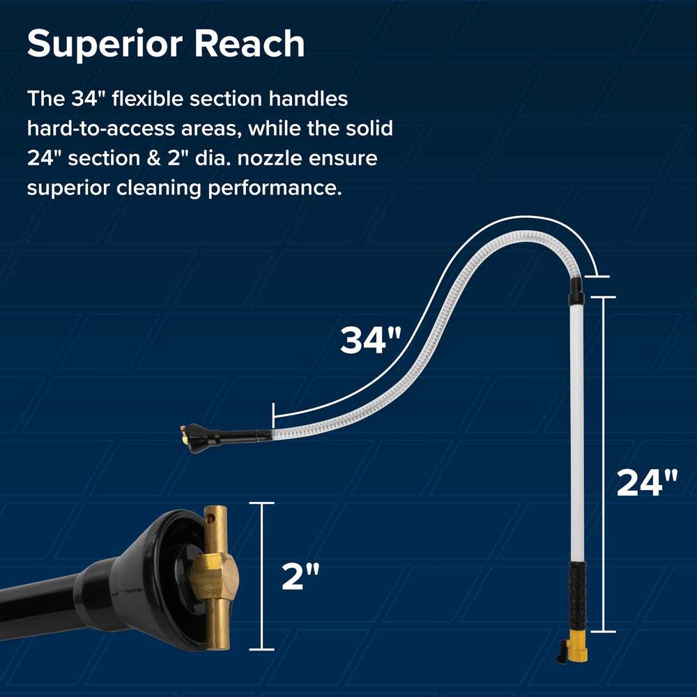 Camco brass construction offers durable, reliable performance in holding tank sanitation