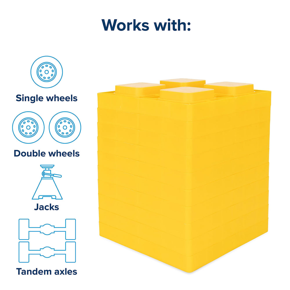 Camco 10-pack includes a zippered storage bag for easy transport.