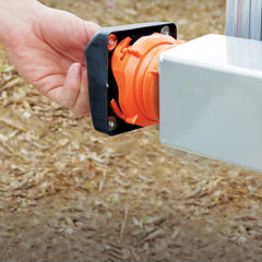 Camco bumper cap with neodymium magnets holds firmly in place.