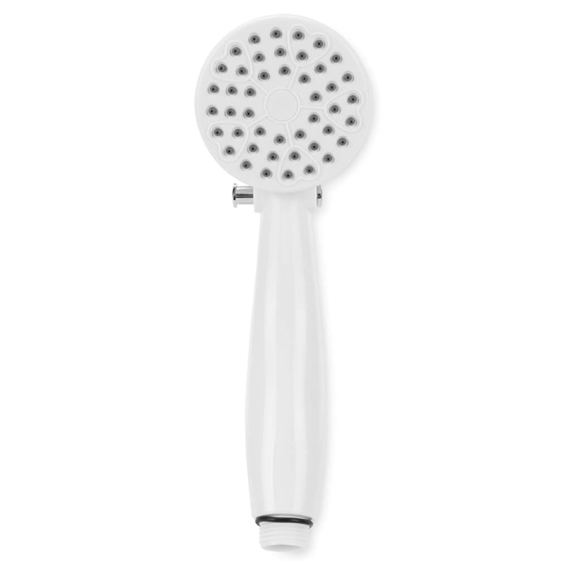 Camco RV outdoor shower head rinses muddy paws and gear outside