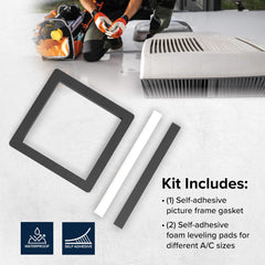 Camco thin self-adhesive leveling pad fits various sizes