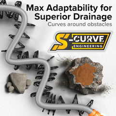 Camco Sidewinder navigates obstacles for smooth drainage