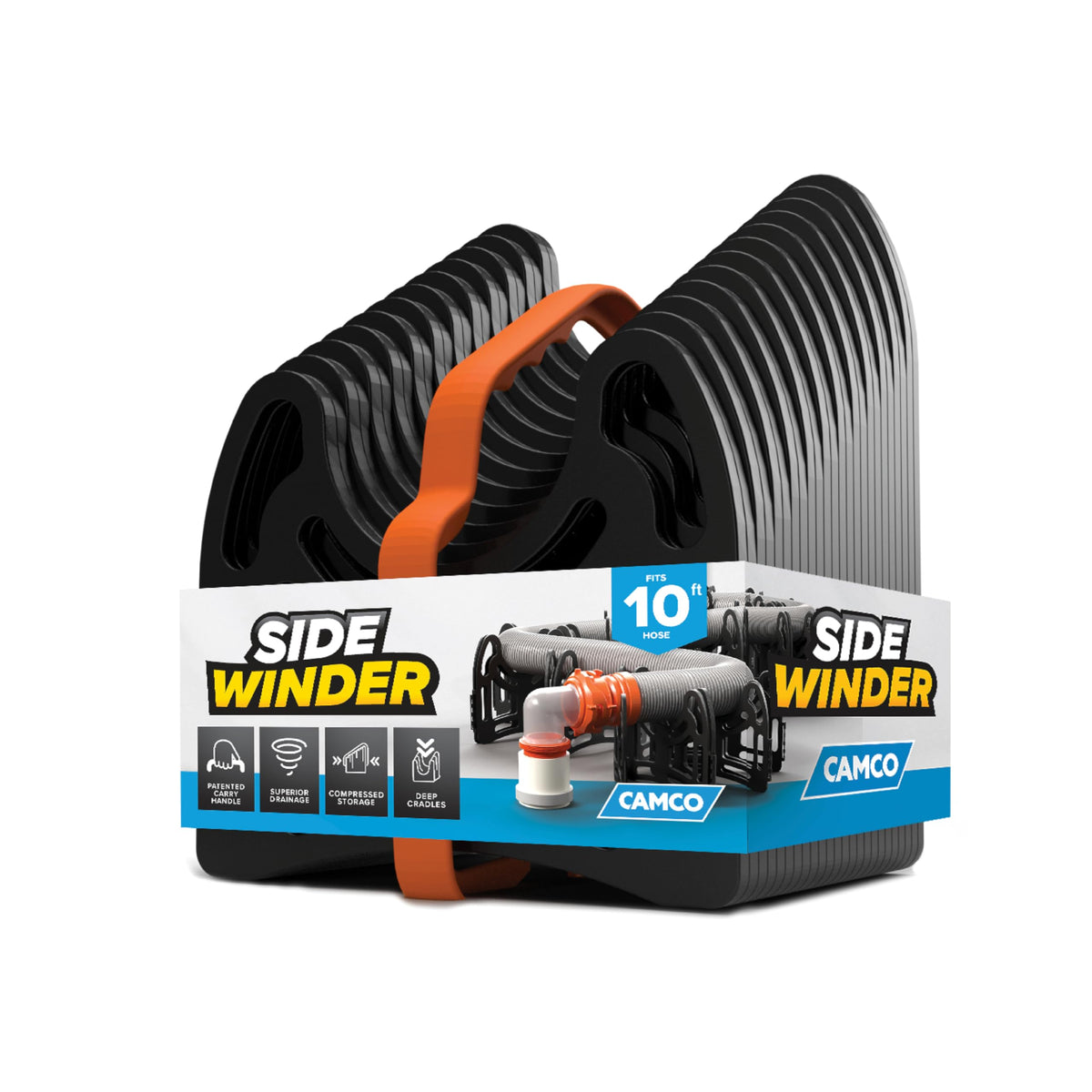 Camco Sidewinder ready to use out of the box for quick RV dumping