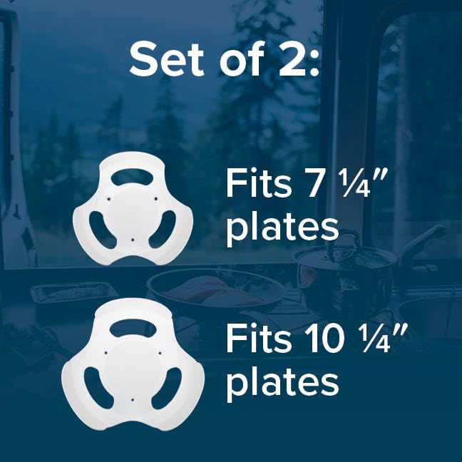 Camco Stack-A-Plate keeps cabinets organized and prevents plate breakage