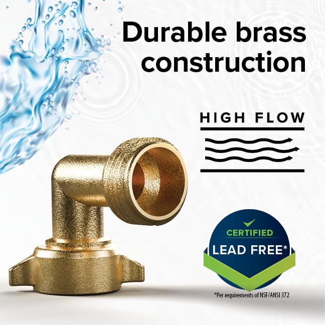 Camco standard 3-4 inch hose thread compatibility for versatile connections.