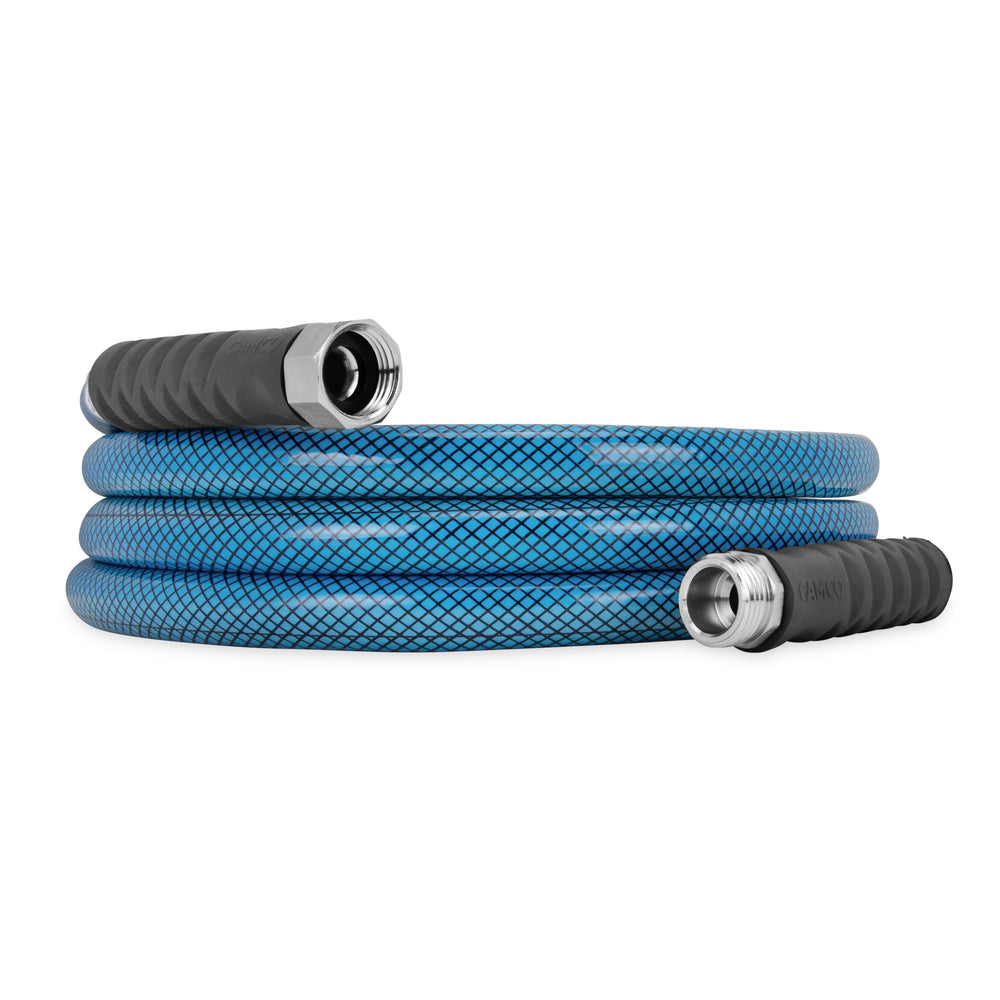 Camco TastePURE 10-foot drinking water hose ready for RV hookups.