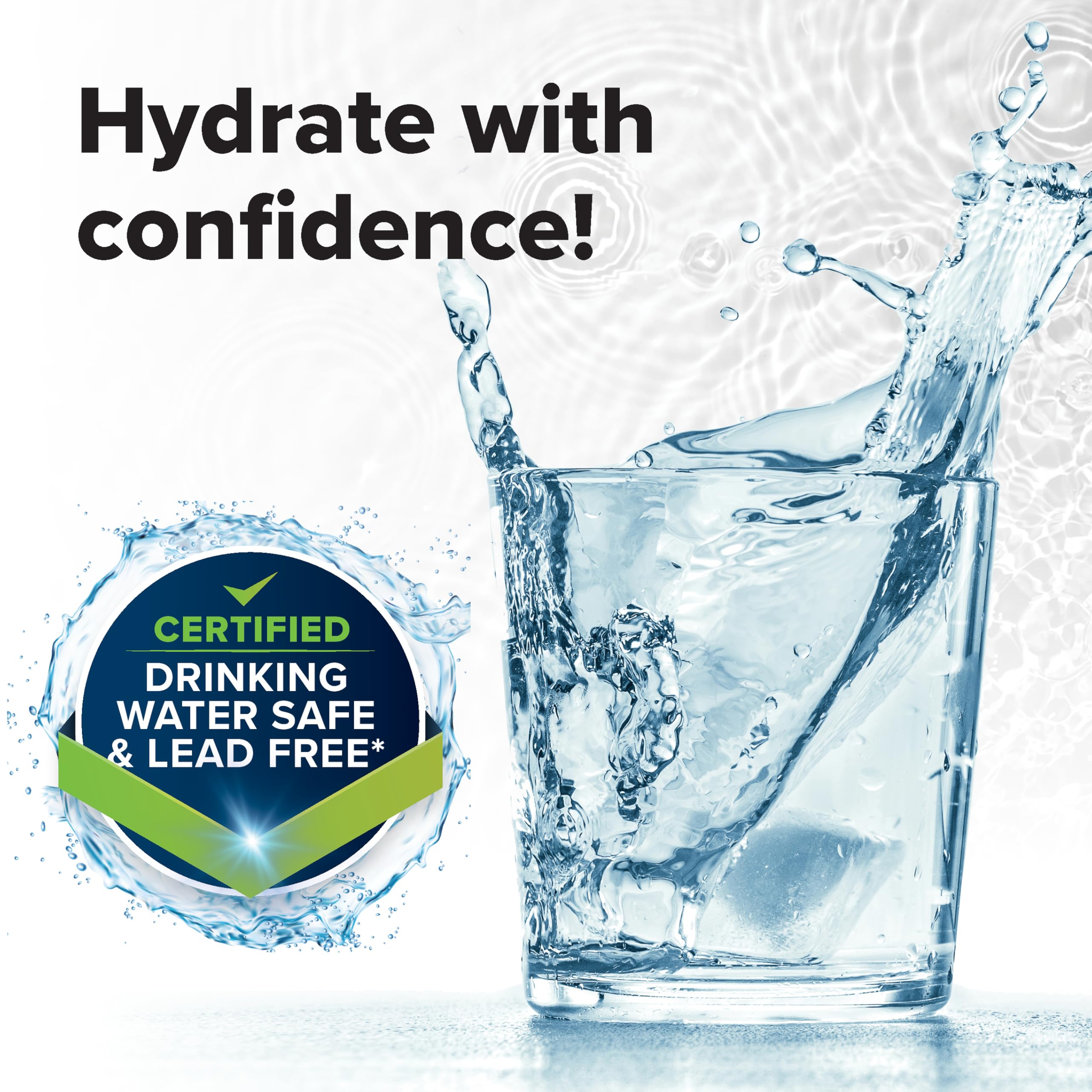 Camco TastePURE lead-free certification ensures safe water connections