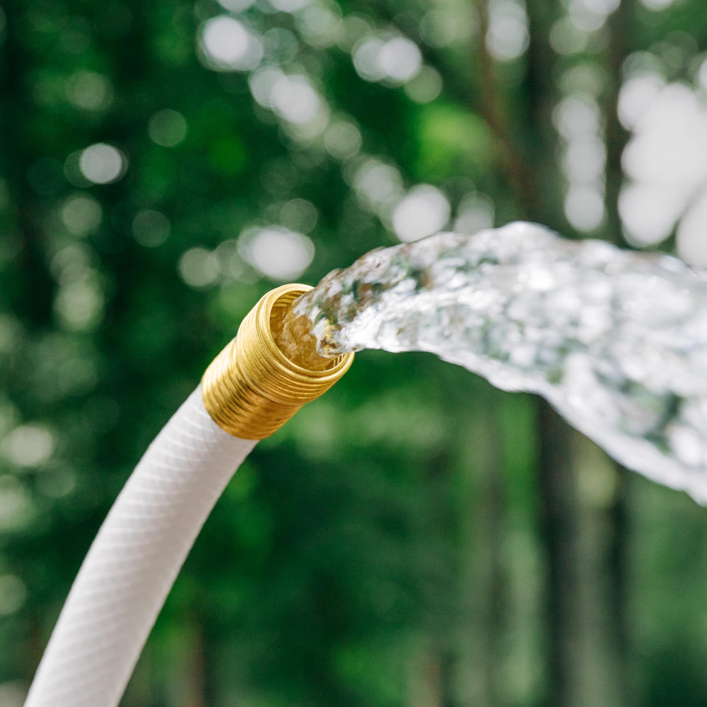 Camco TastePURE versatile hose for camping, gardening, and car washing.