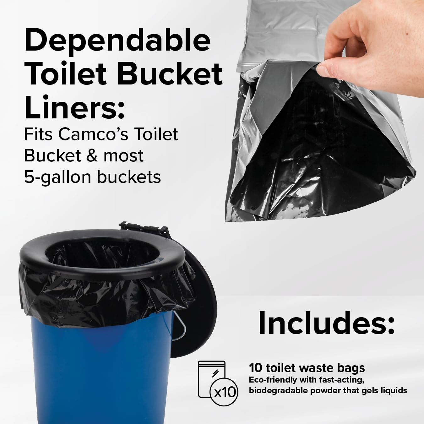 Easy setup and removal promotes quick cleanup during camping trips.