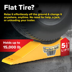 Camco Trailer-Aid Plus heavy-duty polymer construction for outdoor durability