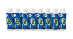 Camco TST Blue bottle close-up showing seal for travel-friendly maintenance.