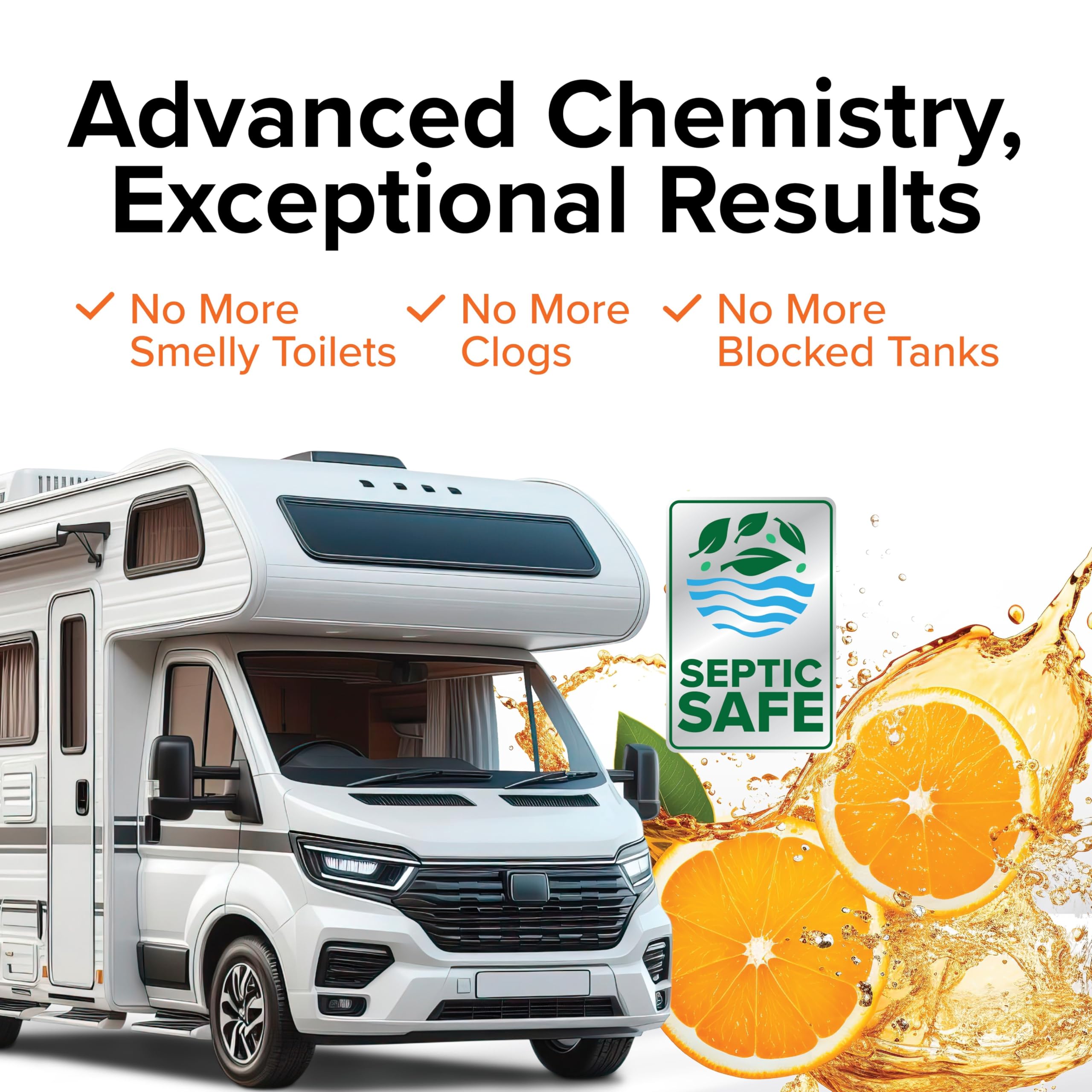 Camco TST MAX USA-made label emphasizes trusted RV and marine use
