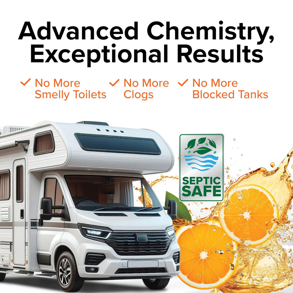 Camco TST MAX USA-made label emphasizes trusted RV and marine use