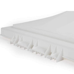 Camco UV-stabilized polypropylene vent lid ensures lasting durability outdoors.
