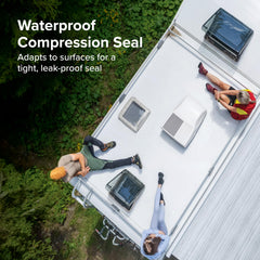 Camco waterproof compression seal ensures tight installation