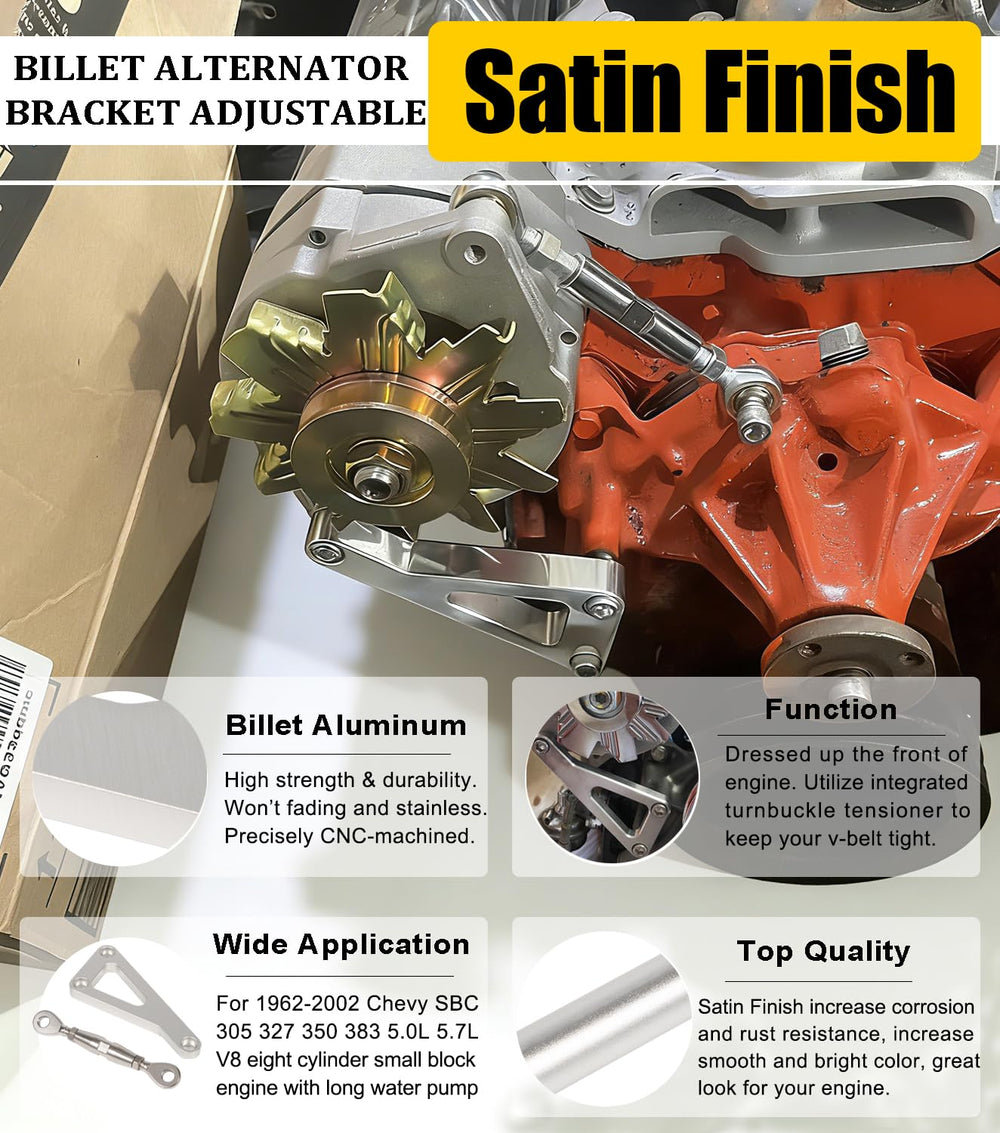 Camoo kit contents include turnbuckle, bolts and spacers for easy fitting.