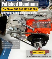 Camoo polished aluminum finish highlights durable, corrosion-resistant engine dress-up.