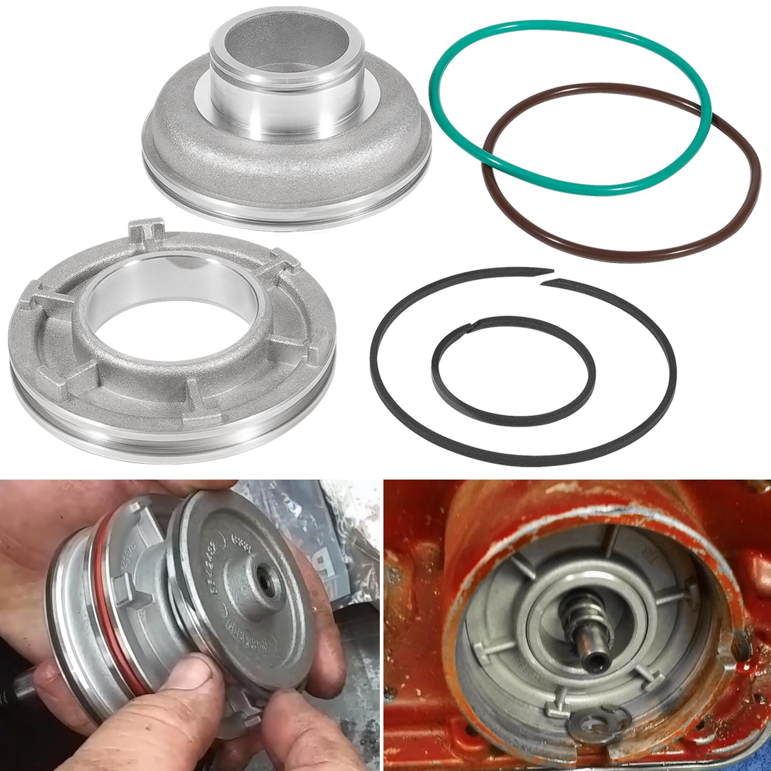 Camoo Corvette servo piston kit inner housing donut for stronger 2nd gear torque.